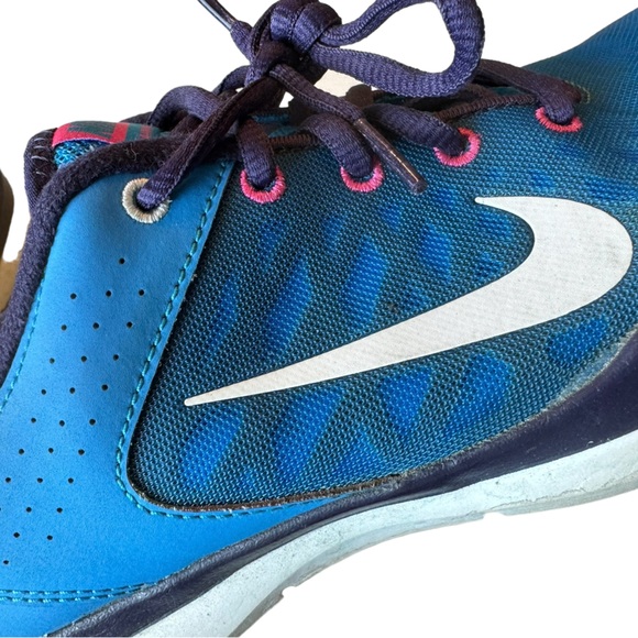 Retro Blue & Pink Nike Training Running Shoes Women’s 8.5 - Picture 5 of 11